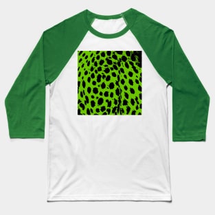 Cheetah Lime Green Baseball T-Shirt